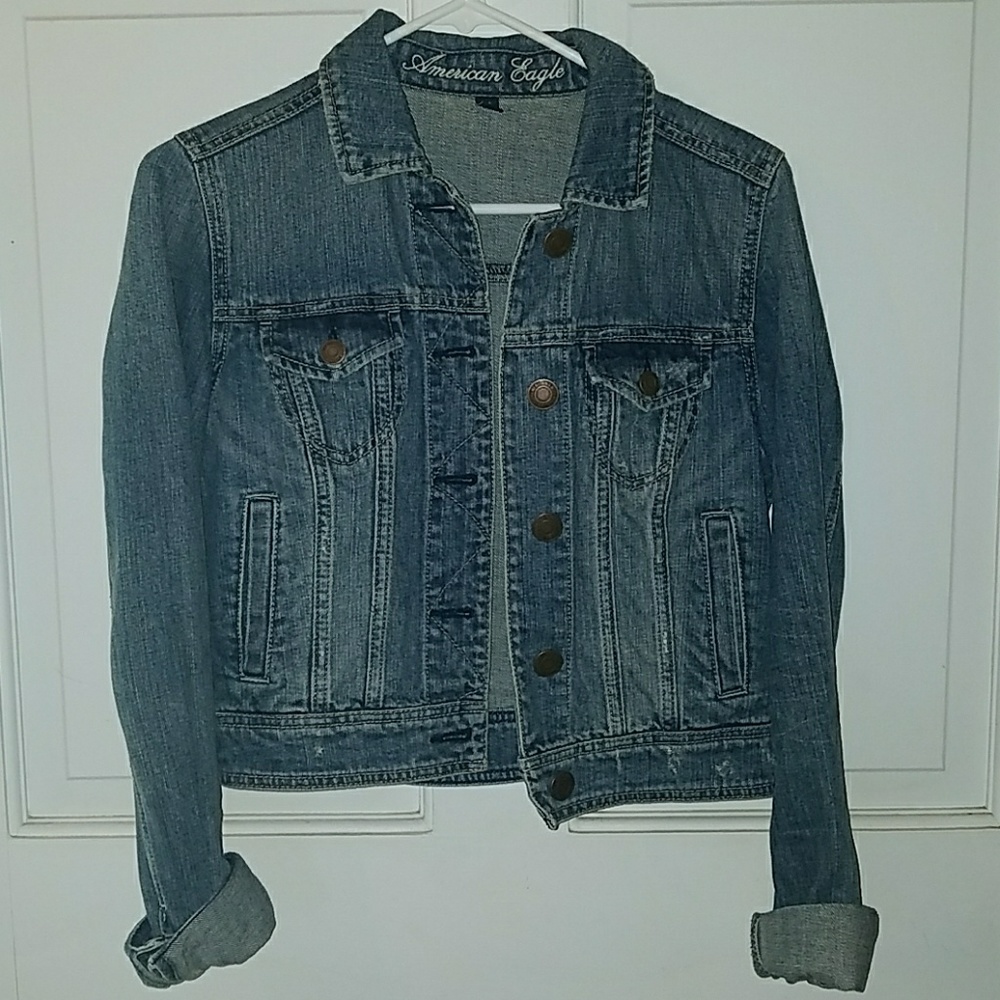 American eagle small jean denim jacket